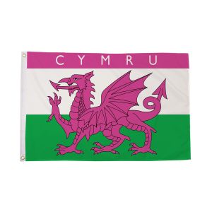 Pink Cymru Flag
